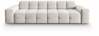 Diivan Micadoni Home Kendal Velvet 4-kohaline, 255 x 103 x 79 cm, Magic Velvet 2239, helehall