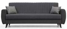 Diivanvoodi Hanah Home Alkon, 214 x 77 x 86 cm, tumehall