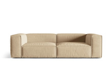Diivan Micadoni Nuria, 110 x 250 x 72 cm, 4-kohaline, pruun