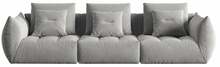 Mooduldiivan Micadoni Bloom Velvet, 332 x 106 x 95 cm, 4-kohaline, hall, Casino Stone