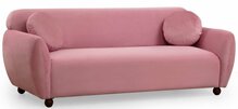 Diivan Hanah Home Eddy 3-Seat, 83 x 223 x 86 cm, roosa