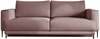 Diivan NORE Dalia Velvetmat 24, 95 x 260 x 90 cm, roosa