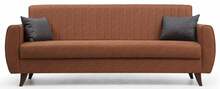 Diivanvoodi Hanah Home Alkon, 214 x 77 x 86 cm, punane