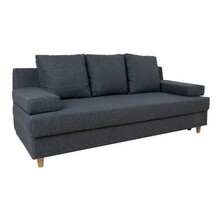 Diivanvoodi Home4you Vella, 195 x 92 x 76 cm, tumehall