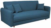Diivanvoodi Home4you Visby, 200 x 88 x 93 cm, sinine