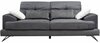 Diivan Hanah Home Frido 2 Seater, 185 x 100 x 92 cm, antratsiit