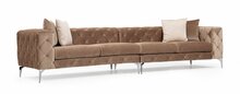 Diivan Hanah Home Como, 90 x 344 x 73 cm, kreemjas