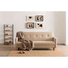 Diivanvoodi Hanah Home Hiko, 55 x 200 x 83 cm, kreem