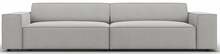 Diivan Micadoni Home Jodie Structured 4 Seats, helehall, 244 x 102 x 70 cm, Megan 363
