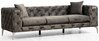 Diivan Hanah Home Como, 237 x 90 x 73 cm, antratsiit