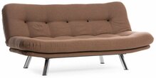 Diivanvoodi Hanah Home Misa 3-Seat, helepruun, 100 x 200 x 104 cm