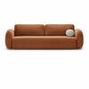 Sofa-bed Tonale Cosmopolitan Design, 262 cm, Eden 10, panipaigaga, punane telliskivi