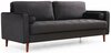 Diivan Hanah Home Rome, 90 x 215 x 70 cm, must, 3-kohaline