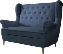 Diivan Eltap Aros Omega 86, 90 x 150 x 103 cm, tumesinine