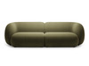 Mooduldiivan Micadoni Home Kate, 243 x 99 x 76 cm, 4-kohaline, roheline