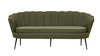 Diivan Venture Design Calais, 3-kohaline, 180 x 78 cm, roheline