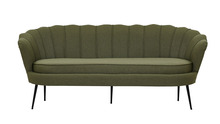 Diivan Venture Design Calais, 3-kohaline, 180 x 78 cm, roheline