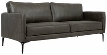 Diivan Home4you Sofia, 195 x 83 x 82 cm, tume oliivroheline