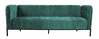 Diivanvoodi Home4you Tamika, 218 x 82 x 82 cm, roheline
