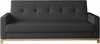 Diivan Nore Selene 09, 87 x 216 x 93 cm, must