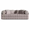 Lahklikäiv diivanvoodi Kemi Cosmopolitan Design, 206 cm, Coral 50, hallbeež