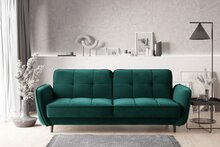 Diivan Nore Bellis Velvetmat 38, 90 x 220 x 83 cm, tumeroheline