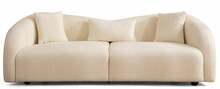 Diivan Hanah Home Venedik 3-kohaline, 236 x 91 x 76 cm, kreem
