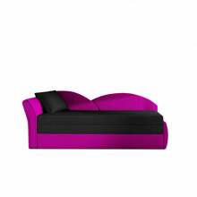 Diivan Aga Alova 04, 218 x 80 x 77 cm, must, vasak