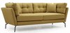 Diivan Hanah Home Mapa 3-kohaline, 214 x 90 x 84 cm, kollane