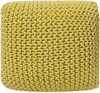 Puf Beliani Conrad, 50 x 50 x 31 cm, kollane