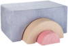 Laste tumbavoodi Wigiwama Rainbow, sinine, velvet