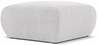 Tumba Micadoni Home Molino Boucle, 75 x 75 x 36 cm, helehall