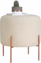 Tumba Hanah Home Copper 46, kreemjas/vask, 40 x 40 x 42 cm