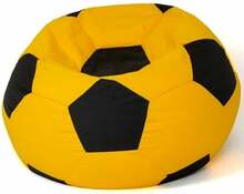 Kott-tool Go Gift Soccer Sako, 120 cm, must/kollane, XL