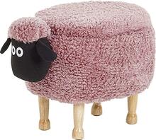 Lastetoa tumbake Beliani Sheep, roosa, 226972