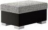 Puf Nore R4, 55 x 85 x 40 cm, Berlin 01, Soft 11, hall/must