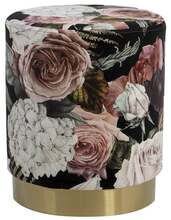 Tumba Home4You La Perla, 35 x 35 x 42 cm, samet, lilleline