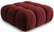 Puf Bellis Velvet, 94 x 94 x 39 cm, tumepunane