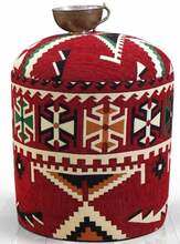 Puf Ottomaan Hanah Home Bozok v3, 40 x 40 x 46 cm, mitmevärviline