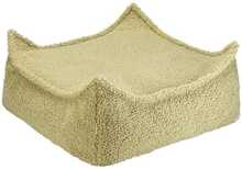 Laste tumbatool Wigiwama Square Ottoman, roheline, MATCHA