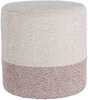 Puf Home Styling Collection, 35 x 35 x 34 cm, beež/heleroosa/tumeroosa