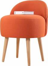 Puf Hanah Home Corvile, 48 x 42 x 47 cm, oranž