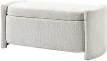 Pehme tumbaga panipaigaga pink Homcom, 105 x 44 x 45,5 cm, kreem
