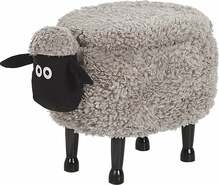 Puf Beliani Sheep, 55 x 35 x 40 cm, hall