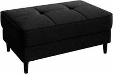 Puf Bellis Flores 10, 62 x 97 x 42 cm, must