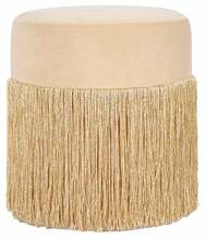Pufas Hanah Home Merkur 209FLF1255, 45 x 45 x 40 cm, kuldne