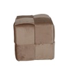 Puf Domoletti HS-NP04-1, 45 x 45 x 45 cm, pruun
