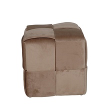 Puf Domoletti HS-NP04-1, 45 x 45 x 45 cm, pruun