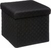 Puff 5five Simply Smart, 31 x 30 x 31 cm, velvet/must