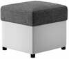 Tumba Eltap R3, 45 x 45 x 42 cm, valge/tumehall